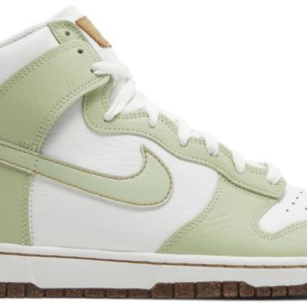 Nike Green and White Athletic Shoes
